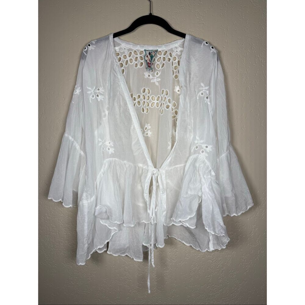 Johnny Was Lance Ruffle Kimono - Picture 3 of 8